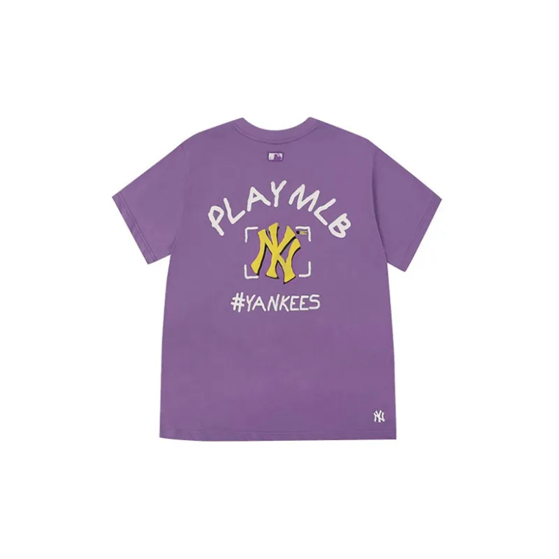 MLB New York Yankees T Shirt Unisex Purple-1