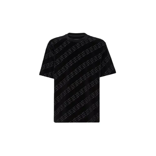 FENDI T-Shirts Men Black