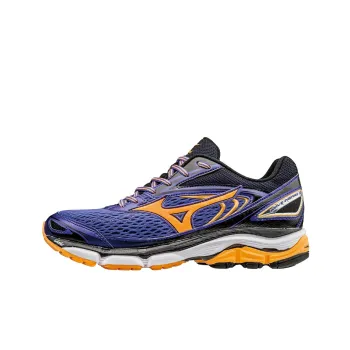 Mizuno Anti-Slip Wear-Resistant Low-Top Running Shoes Women's Purple Black Orange