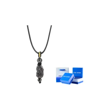 ENFANTIN Obsidian Jade Necklaces Unisex