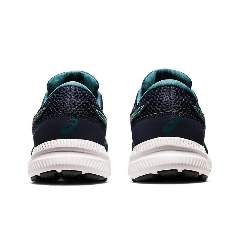 Asics Gel-Contend 7 Wear-Resistant Low-Top Running Shoes Men's Marine Blue-4