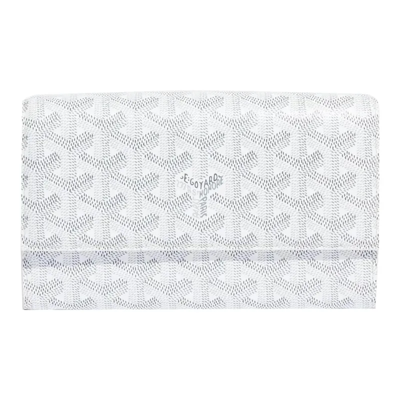 GOYARD Varenne Canvas With Leather Shoulder Bag Crossbody Bag Women's White-1