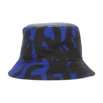 Alexander McQueen Bucket Hats Unisex Black/Blue