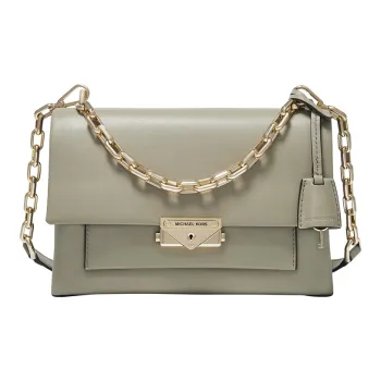 MICHAEL KORS Cece Calfskin Leather Crossbody Bag Shoulder Bag Women's Light Army Green
