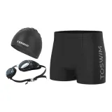 Swim Goggles+Swimming Cap+Swimming Trunks