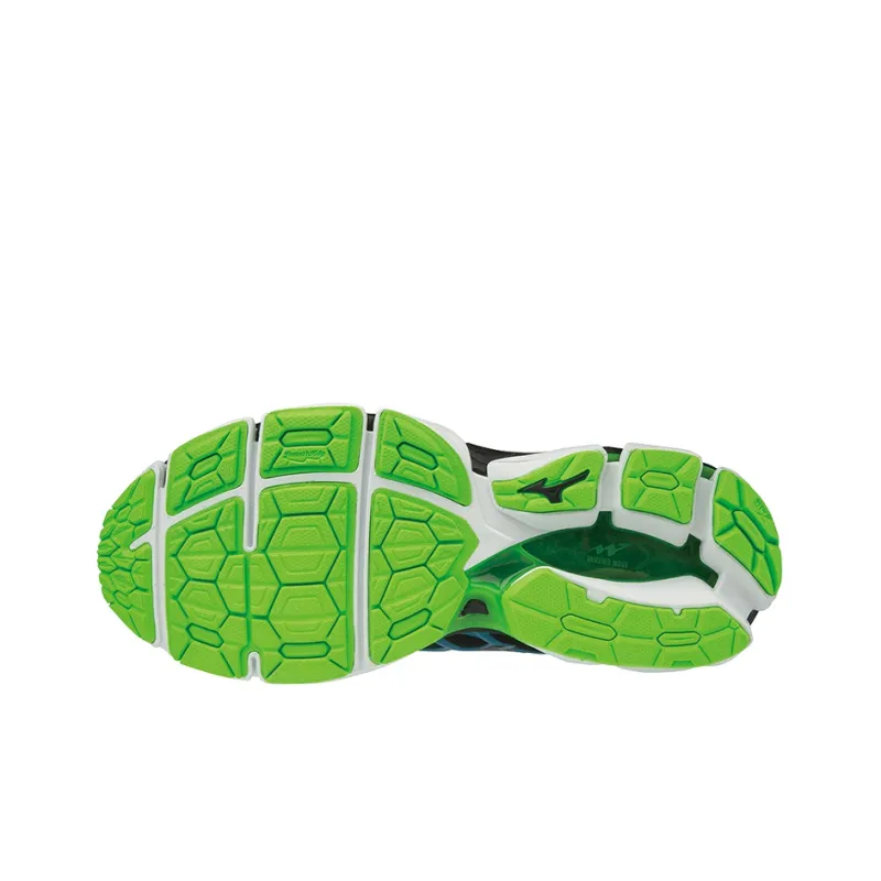 Mizuno Wave Horizon 2 Low Top Running Shoes Men's Blue Green-4