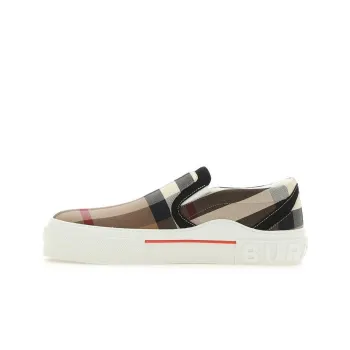 Burberry Exaggerared Check Slip On Birch Brown