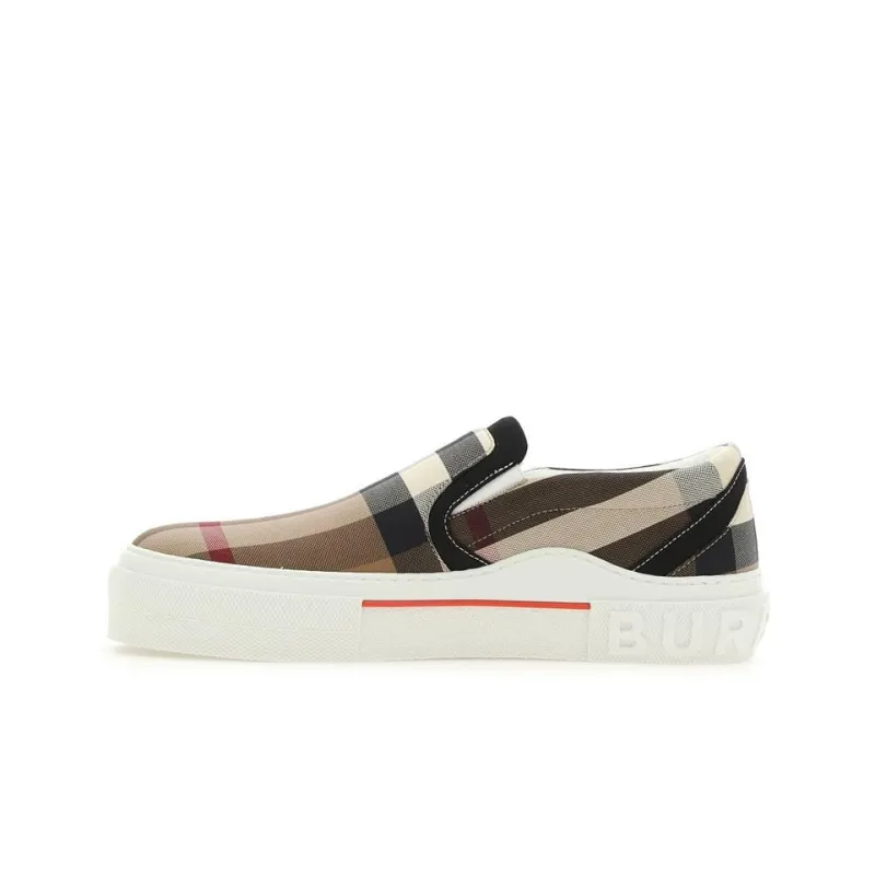 Burberry Exaggerared Check Slip On Birch Brown-0