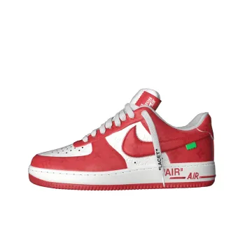 LOUIS VUITTON X LOUIS VUITTON Lv Air Force 1 Low 'Red White'