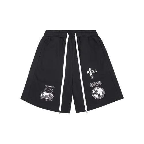 RARS RAIKS X Pious Faith Casual Shorts Unisex Black