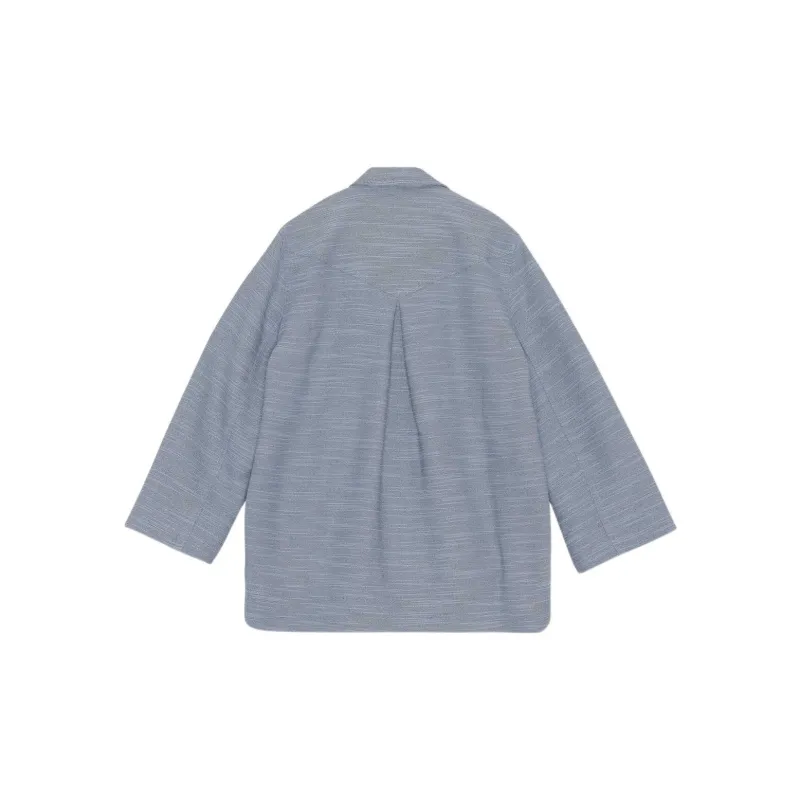 GANNI Jackets Women's Blue-1