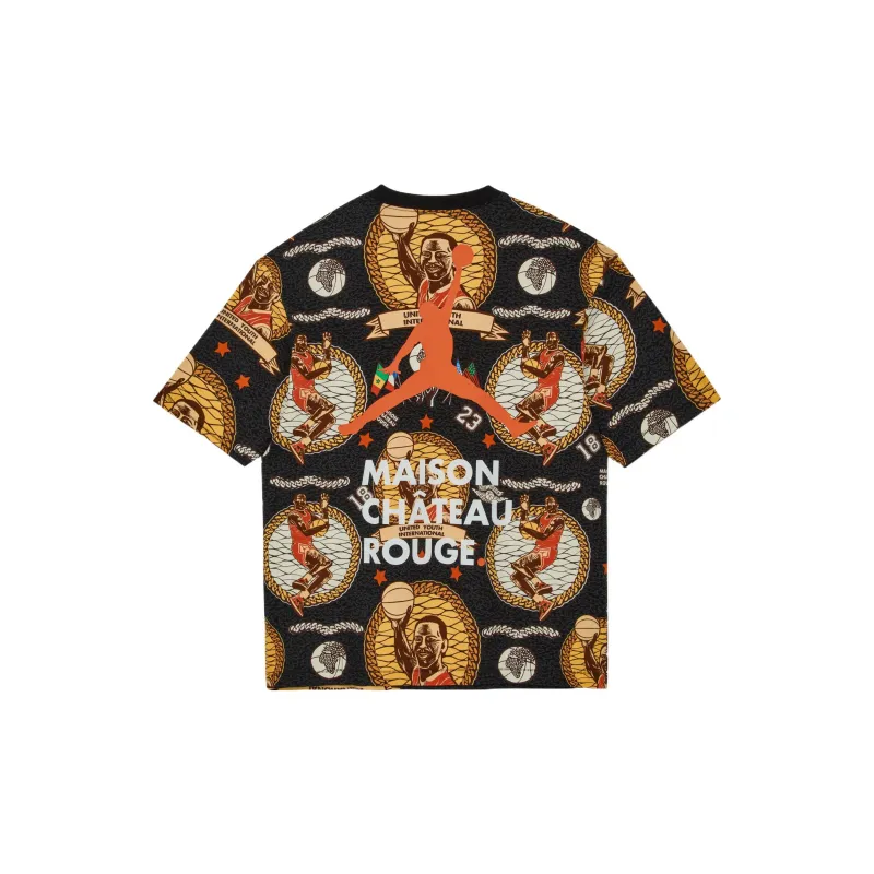 Air Jordan X Maison Chateau Rouge T Shirt-1