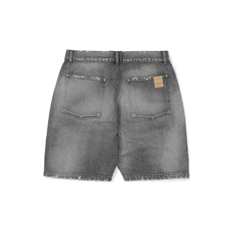MADNESS Denim Shorts Men Gray-1