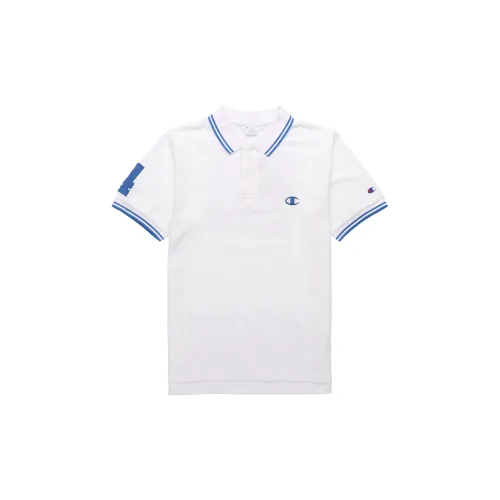 Champion Polo Shirts Unisex White