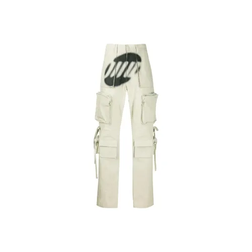 WE11DONE Cargo Pants Men Off White