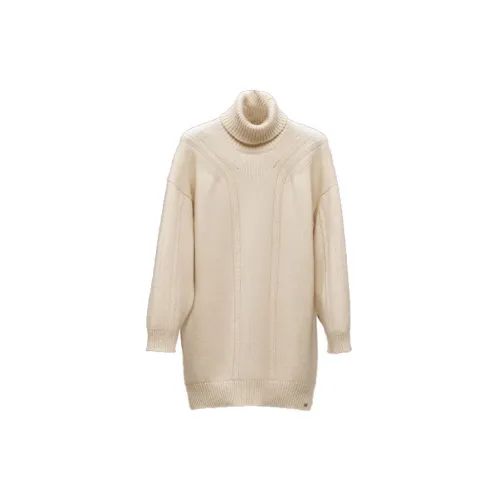 HERMES Cashmere Sweaters Women's Off White