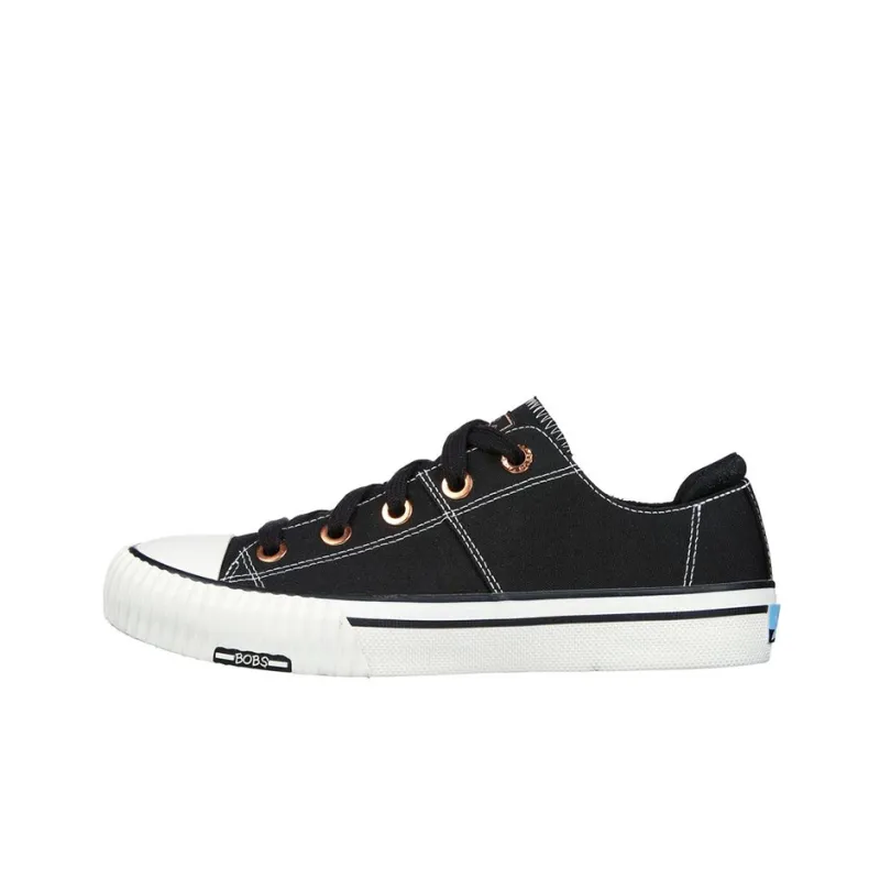 Skechers Bob's Arch Fit Utopia Slip-Resistant Cushioning Wear-Resistant Low-Top Skateboard Shoes Women's Black-0