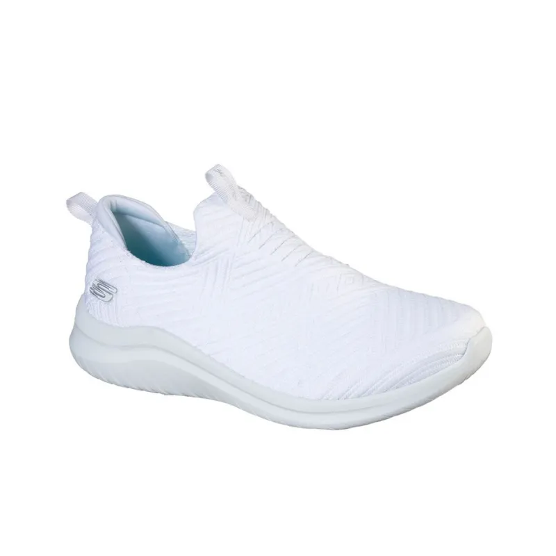 Skechers Ultra Flex 2.0 Cushioning Anti-Slip Wear-Resistant Breathability Low-Top Running Shoes Women's White-2