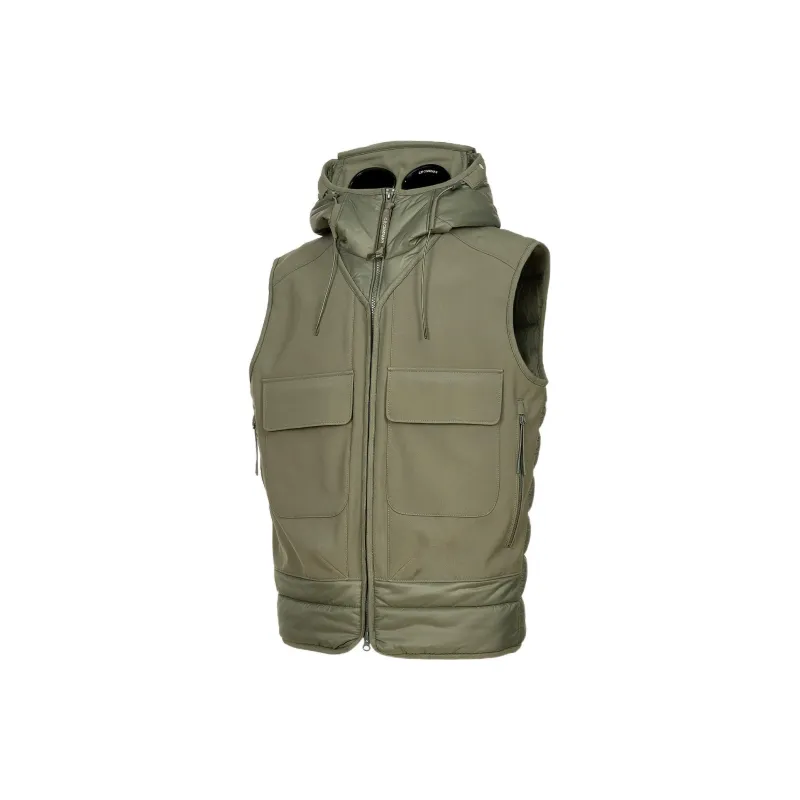 C.P. Company C.P. Shell R Mixed Goggle Vest-2