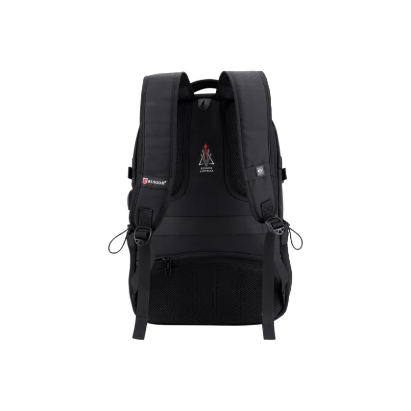 RUIGOR Oxford Laptop Backpack Regular Unisex Black-3