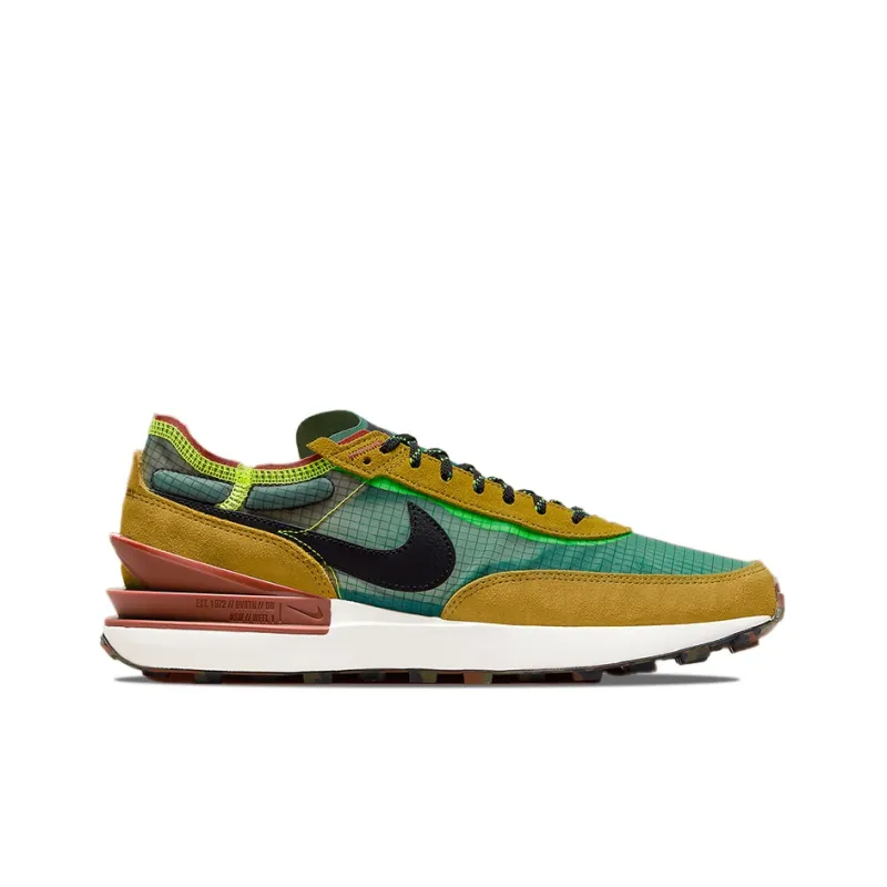 Nike Waffle One Se Golden Moss-1