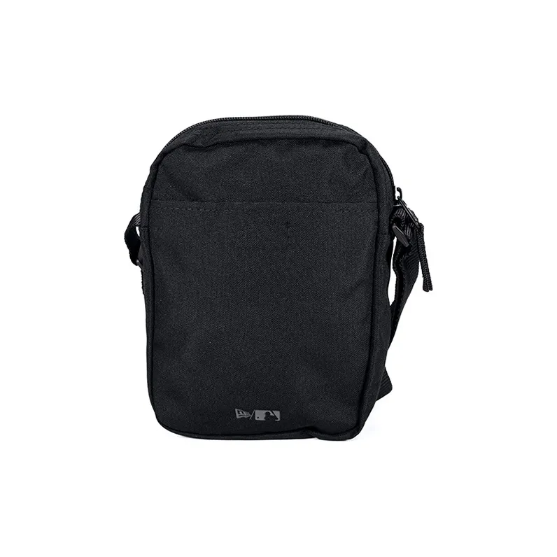 New Era Nylon Fabric Crossbody Bag, Shoulder Bag Men's Black-1