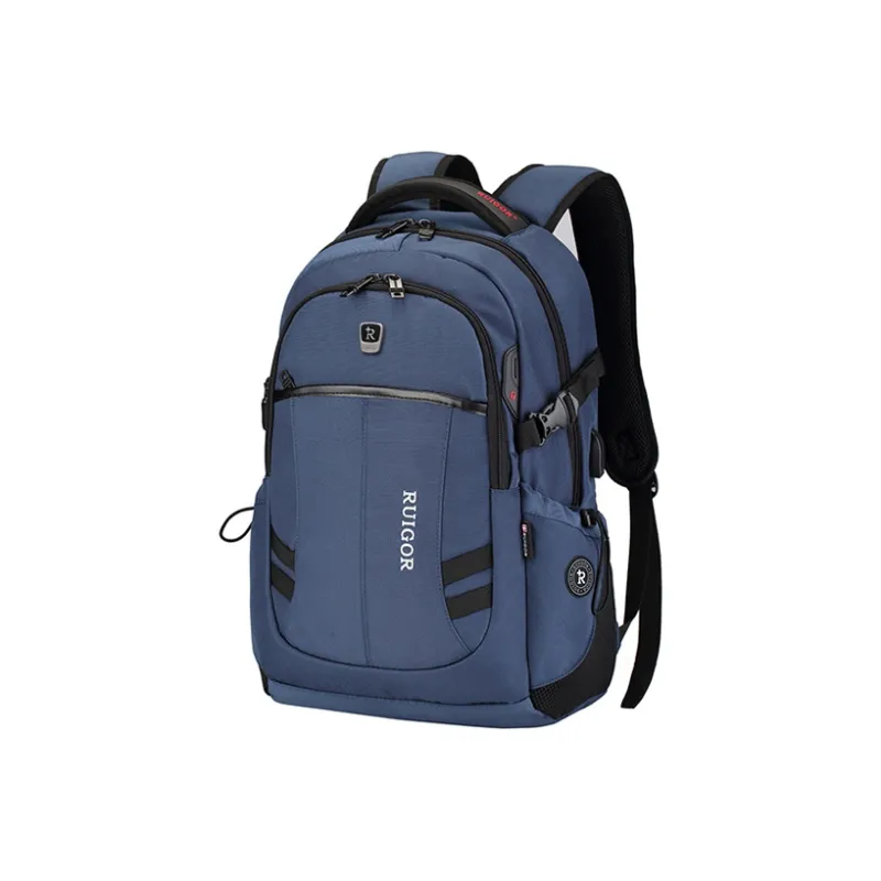 RUIGOR Oxford Laptop Backpack Regular Unisex Black-10