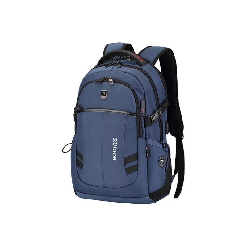 RUIGOR Oxford Laptop Backpack Regular Unisex Black-13