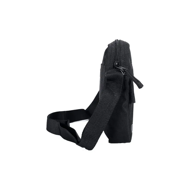 New Era Nylon Fabric Crossbody Bag, Shoulder Bag Men's Black-3