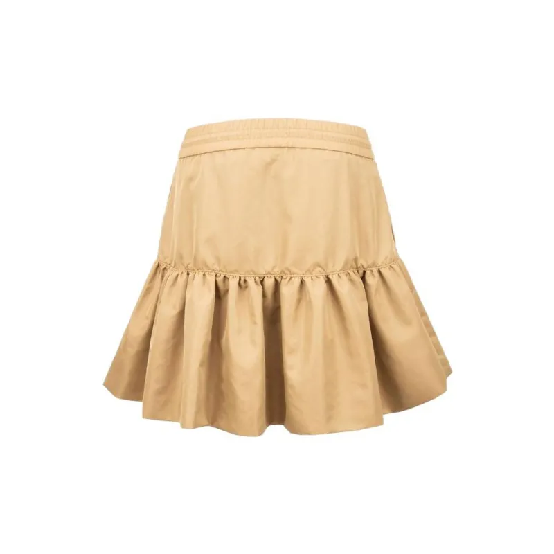 EVISU SS22 Casual Short Skirts Women's Khaki-1