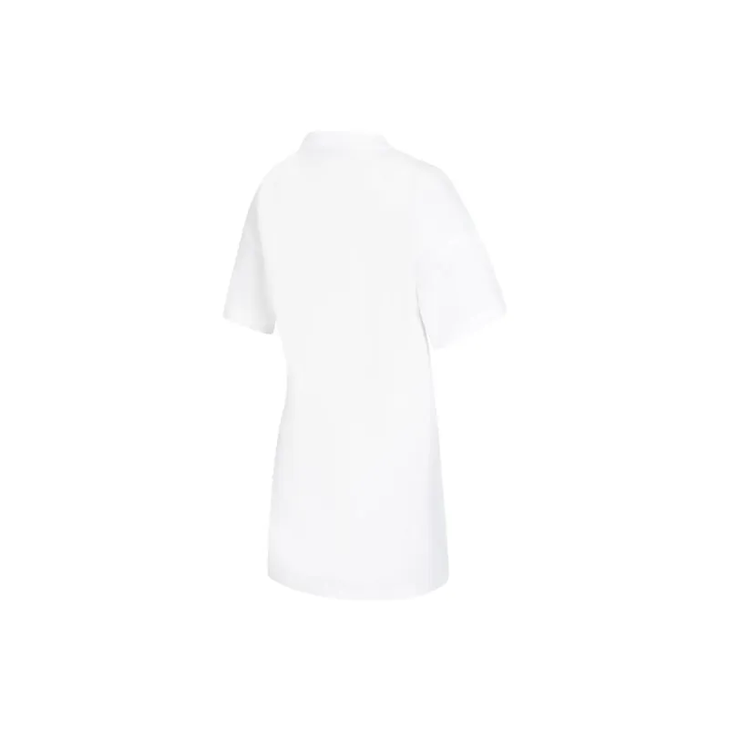New Balance Short Sleeved Dresses Women's White-1