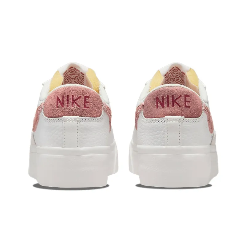 Nike Blazer Low Platform 'White Pink' Women's-4
