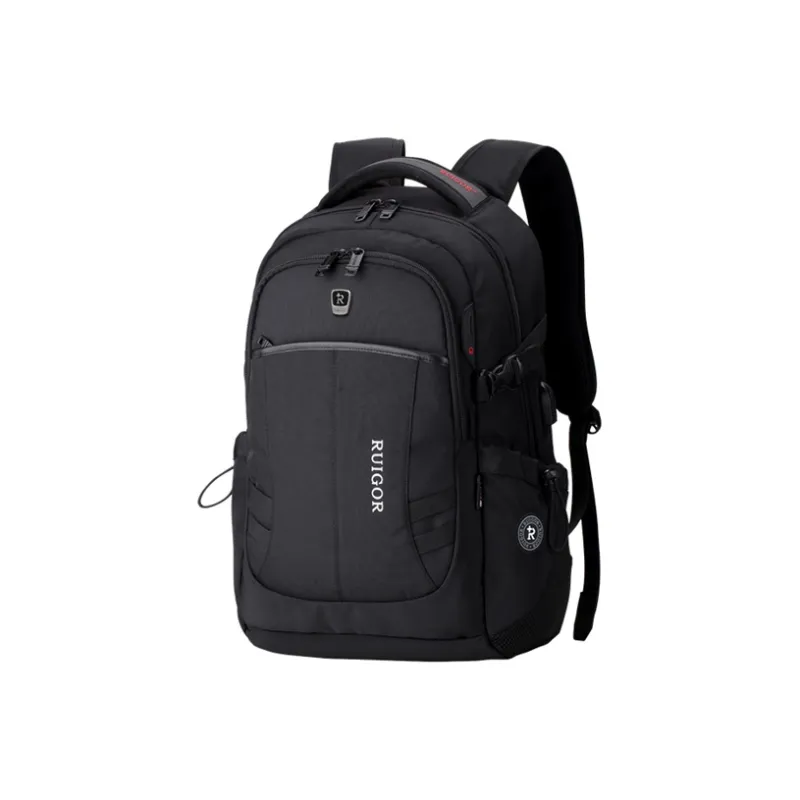 RUIGOR Oxford Laptop Backpack Regular Unisex Black-1