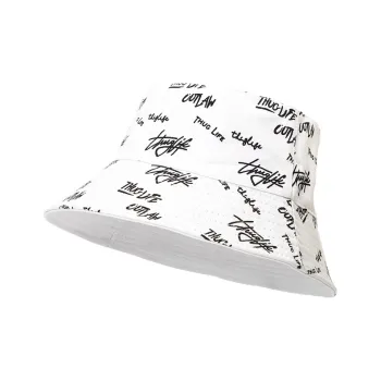 BAIJUAN Cotton Bucket Hats Unisex