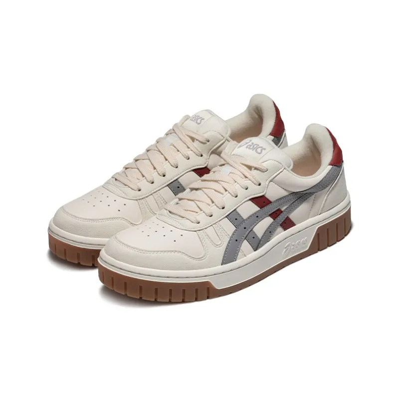 Asics Court Mz Retro Casual Skateboarding Shoes Unisex Beige Gray-2
