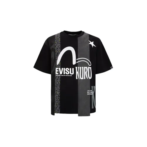 EVISU T-Shirts Men Black