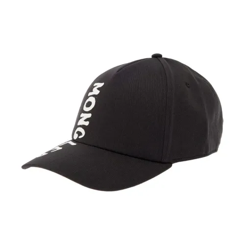 Moncler Cotton Baseball Caps Unisex Black
