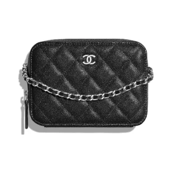 CHANEL Camera Mini Bag Black