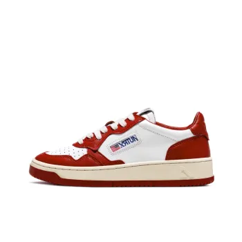 AUTRY Medalist Leather Low Red White