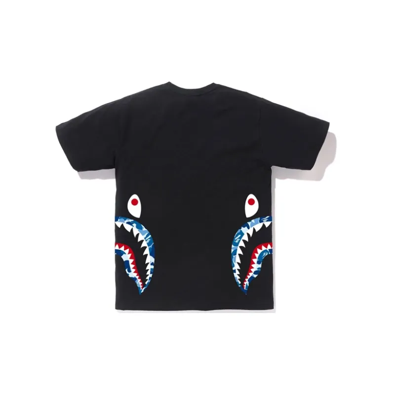 Bape Flame Side Shark Tee-1