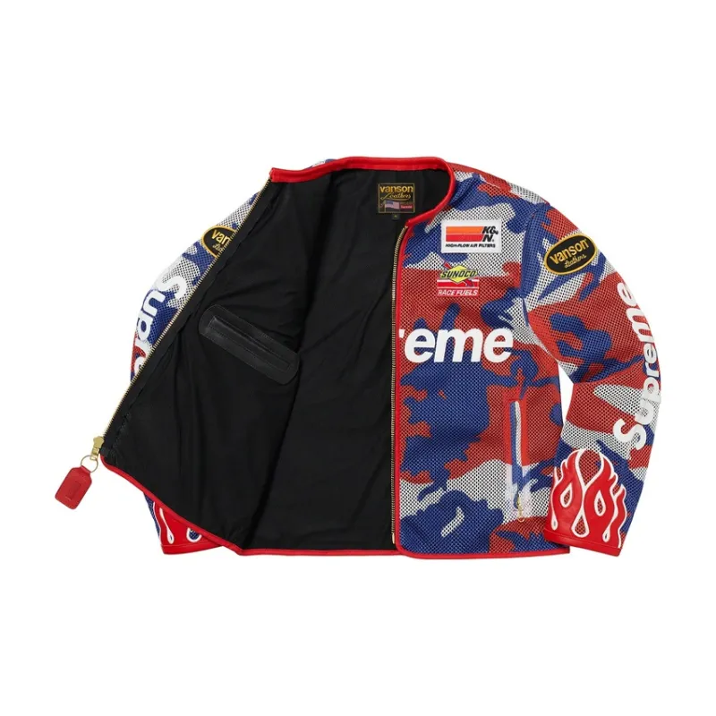 Supreme Vanson Leathers Cordura Mesh Jacket-8