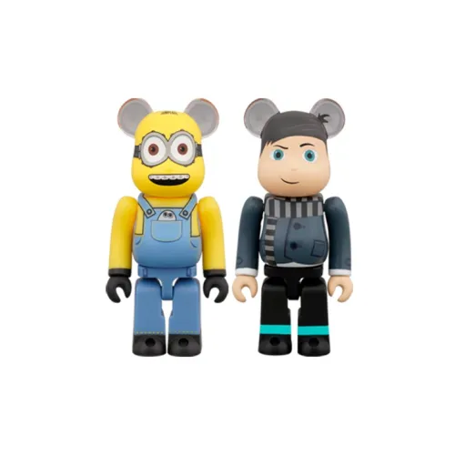 BE@RBRICK X Minions Otto & Young Gru 2 Pack