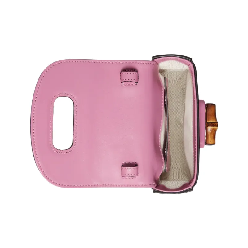 GUCCI Leather Backpack Mini Women's Pink-7
