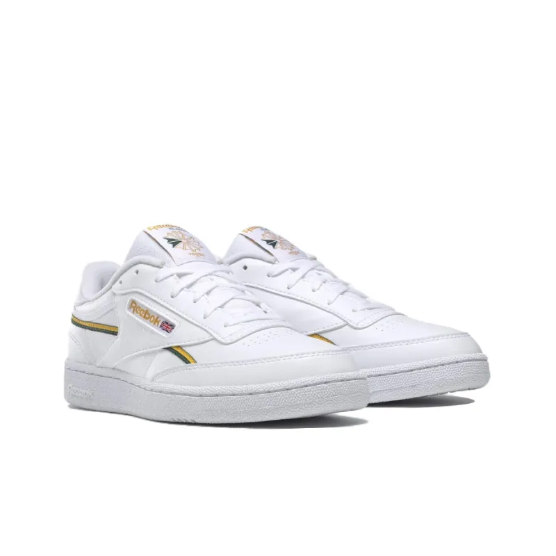 Club C Reebok 85 Vegan 'White Green Gold'-2