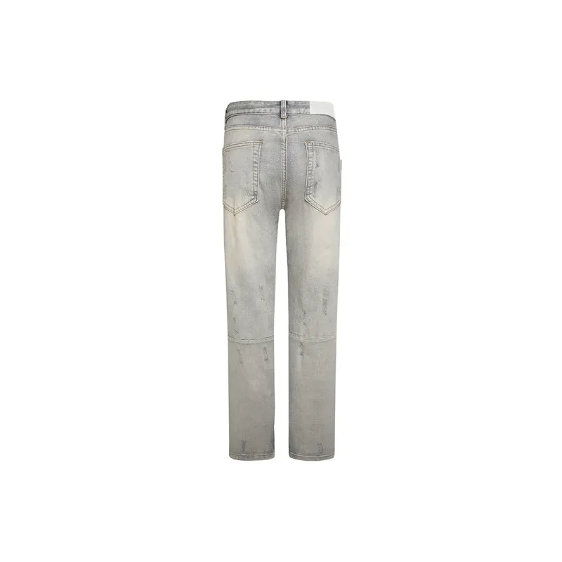 COOLALPACA Jeans Unisex Yellow Mud Denim-1