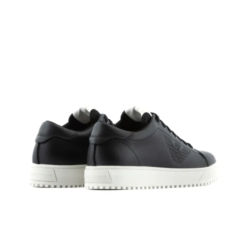 EMPORIO ARMANI Logo-detail Lace-up Sneakers-3
