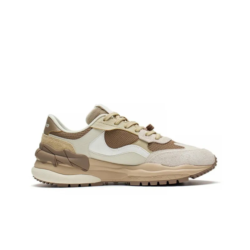 LiNing Origin Low-Top Sports Casual Shoes Men's White Brown-1