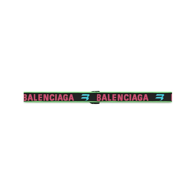 Balenciaga Belt Men's Black Red Width 3.3cm-1