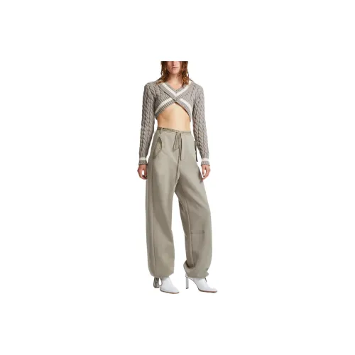 DION LEE Crop Tops Women's Gray