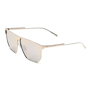 Bottega Veneta Angular Aviator Sunglasses